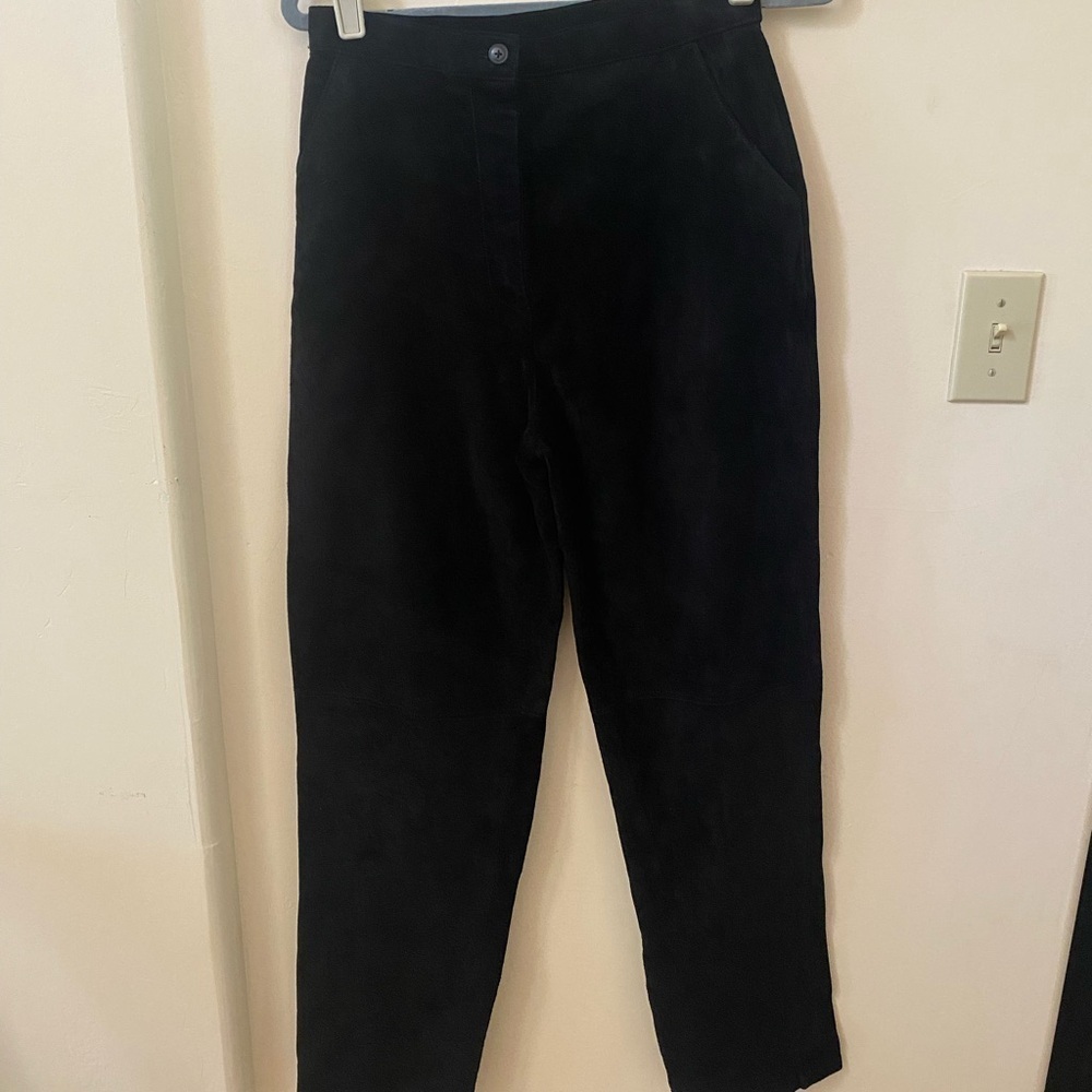 ALFANI WOMENS LEATHER VINTAGE PANTS SIZE 8 - Picture 2 of 8
